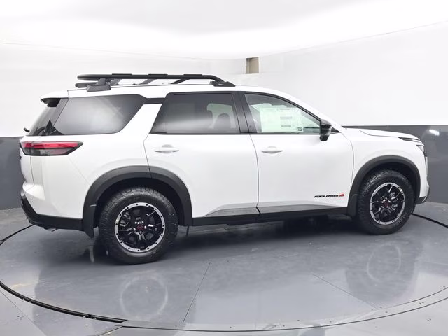 2026 Everest White Pearl Tricoat Nissan Pathfinder Rock Creek 4X4 SUV