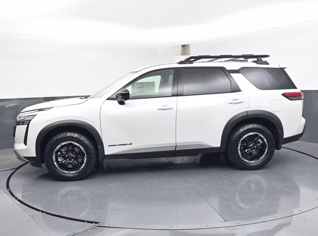 2026 Everest White Pearl Tricoat Nissan Pathfinder Rock Creek 4X4 SUV