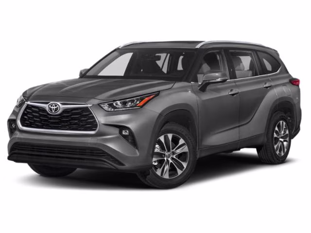 2022 Magnetic Gray Metallic Toyota Highlander XLE AWD SUV