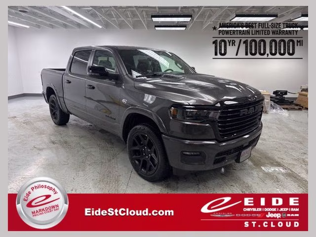 2026 Granite Crystal Metallic Clearcoat Ram 1500 Laramie Night Edition 4X4 Truck