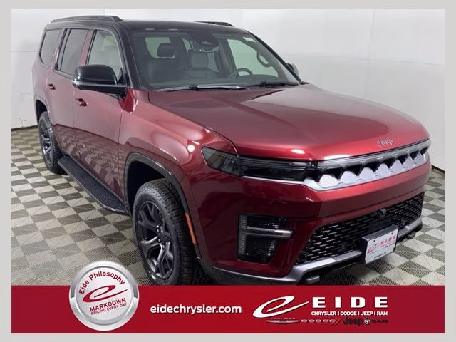 2026 Velvet Red Pearlcoat Jeep Grand Wagoneer Upland 4X4 SUV