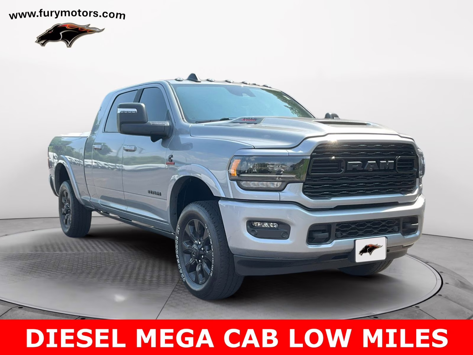 2024 Billet Silver Metallic Clearcoat Ram 3500 Limited 4X4 Truck