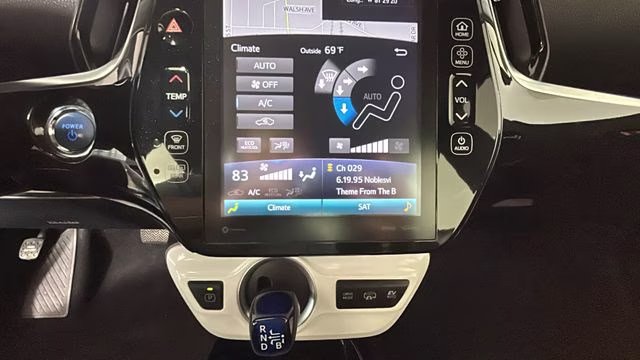 2019 Blue Toyota Prius Prime Premium FWD Hatchback