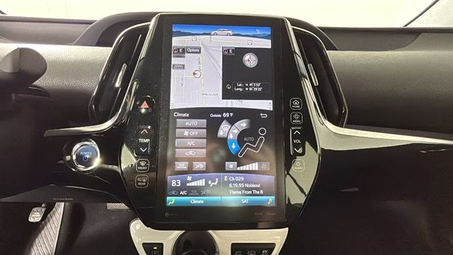 2019 Blue Toyota Prius Prime Premium FWD Hatchback
