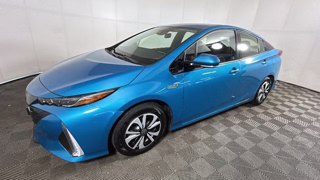 2019 Blue Toyota Prius Prime Premium FWD Hatchback