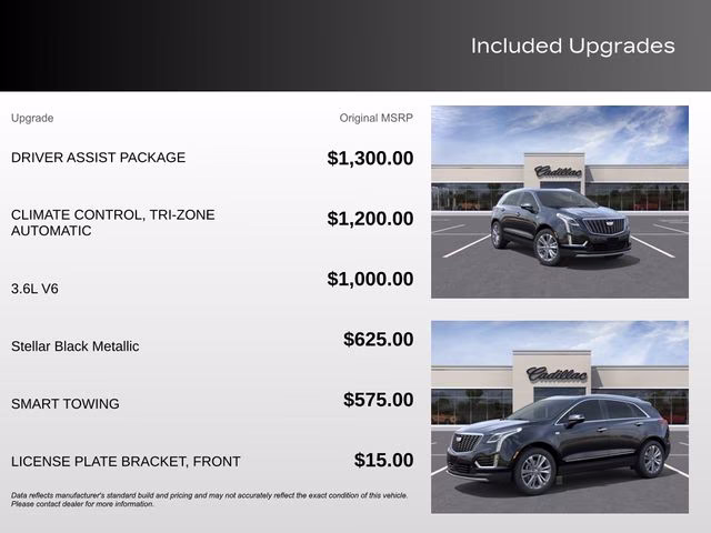 2026 Stellar Black Metallic Cadillac XT5 Premium Luxury AWD SUV