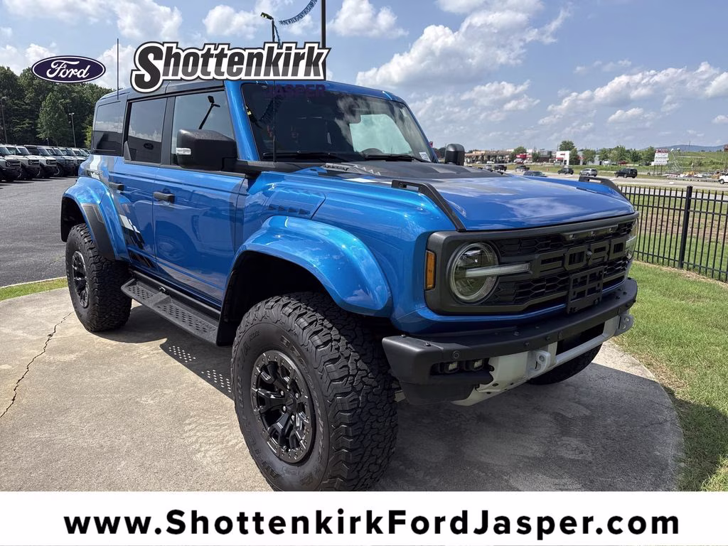 2025 Velocity Blue Metallic Ford Bronco Raptor 4X4 SUV