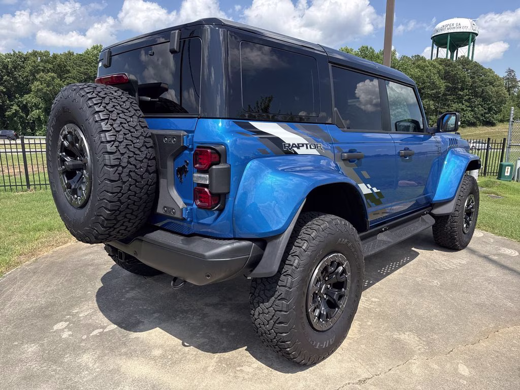 2025 Velocity Blue Metallic Ford Bronco Raptor 4X4 SUV