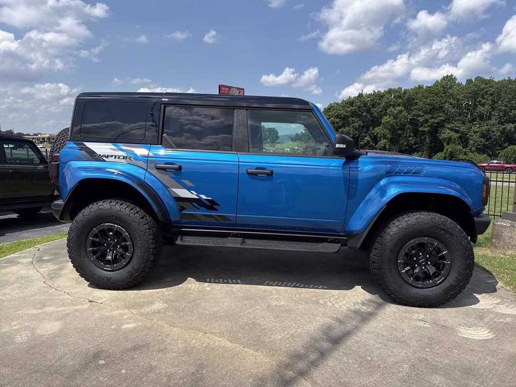 2025 Velocity Blue Metallic Ford Bronco Raptor 4X4 SUV