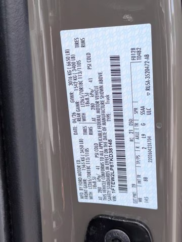2026 Gray Ford F-150 STX 4X4 Truck