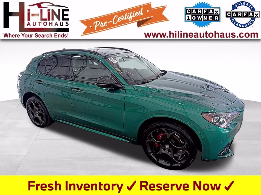 2025 Verde Fangio Metallic Alfa Romeo Stelvio Tributo Italiano Special Edition AWD SUV