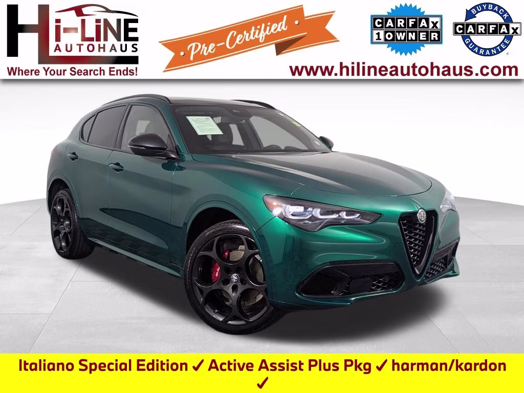 2025 Verde Fangio Metallic Alfa Romeo Stelvio Tributo Italiano Special Edition AWD SUV