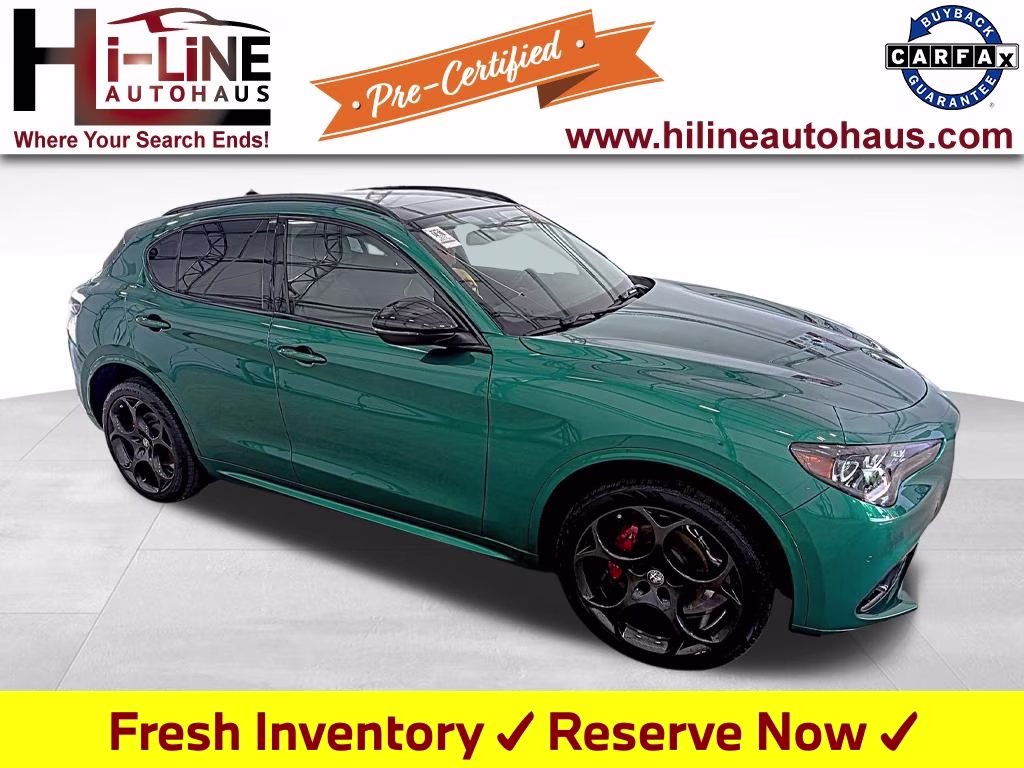 2025 Verde Fangio Metallic Alfa Romeo Stelvio Tributo Italiano Special Edition AWD SUV