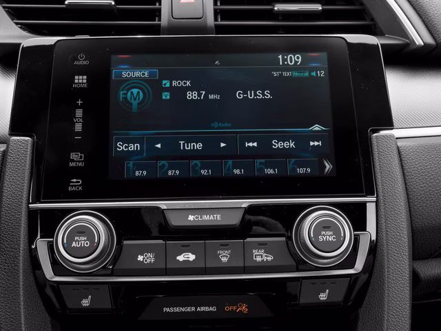 2016 Crystal Black Pearl Honda Civic Coupe EX-T FWD Coupe