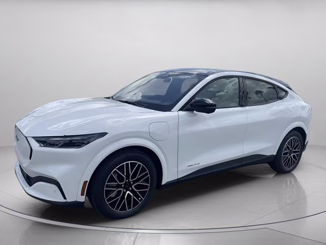 2026 Star White Metallic Tri-Coat Ford Mustang Mach-E Premium RWD SUV