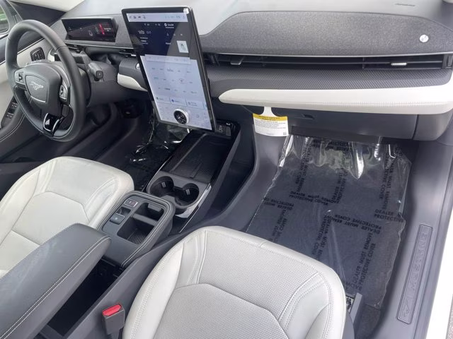 2026 Star White Metallic Tri-Coat Ford Mustang Mach-E Premium RWD SUV