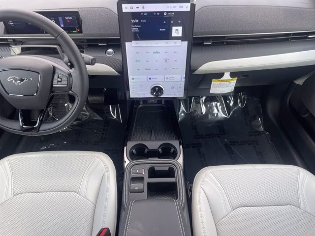 2026 Star White Metallic Tri-Coat Ford Mustang Mach-E Premium RWD SUV
