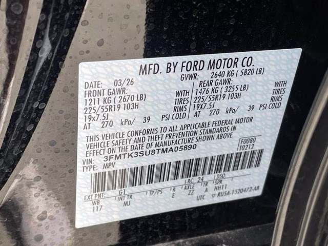 2026 Shadow Black Ford Mustang Mach-E Premium AWD SUV