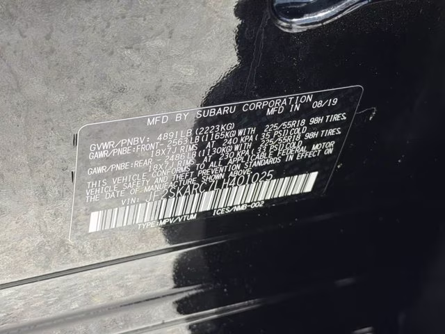 2020 Crystal Black Pearl Subaru Forester Sport AWD SUV