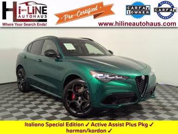 2025 Verde Fangio Metallic Alfa Romeo Stelvio Tributo Italiano Special Edition AWD SUV