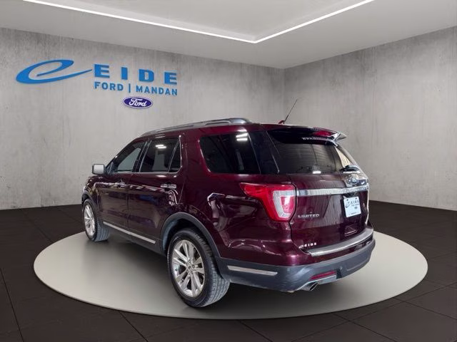 2019 Burgundy Ford Explorer Limited 4X4 SUV