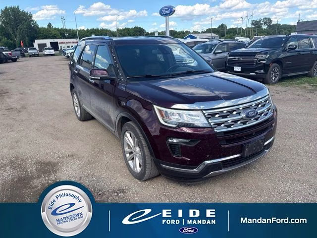 2019 Burgundy Ford Explorer Limited 4X4 SUV