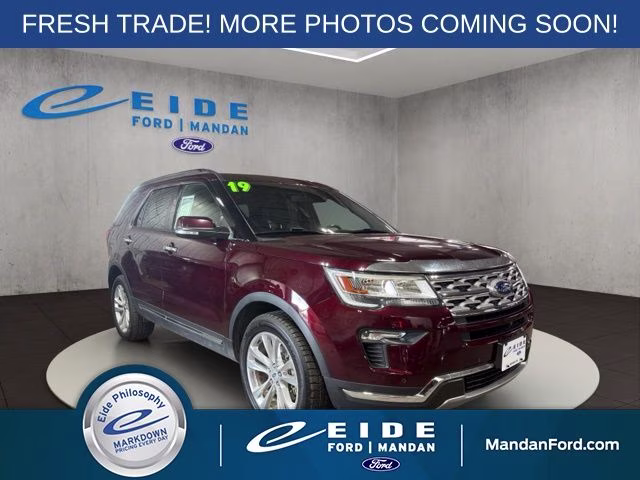 2019 Burgundy Ford Explorer Limited 4X4 SUV