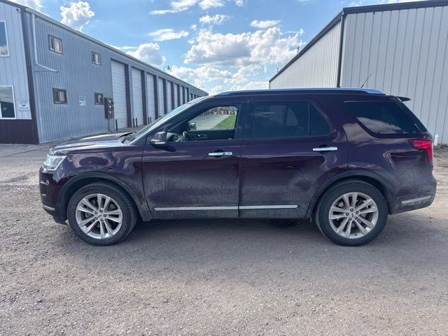 2019 Burgundy Ford Explorer Limited 4X4 SUV