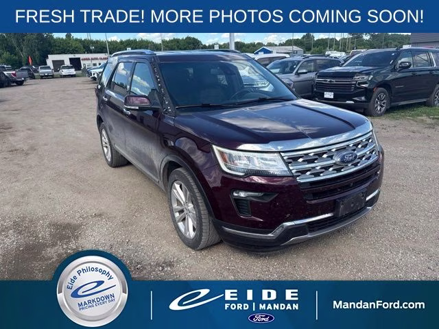 2019 Burgundy Ford Explorer Limited 4X4 SUV