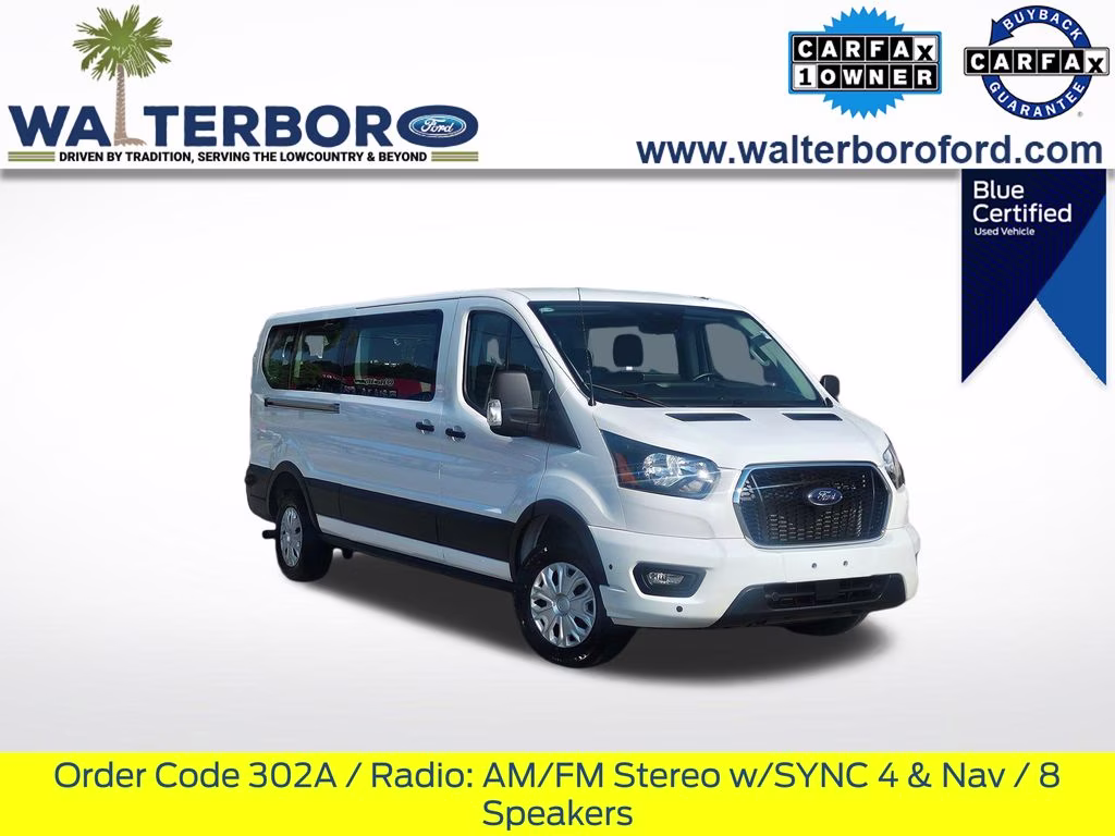2024 Oxford White Ford Transit-350 XLT RWD Crossover