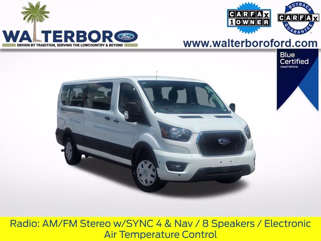 2024 Oxford White Ford Transit-350 XLT RWD Crossover