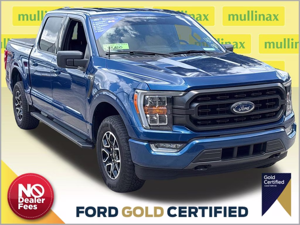 2022 Blue Metallic Ford F-150 XLT 4X4 Truck