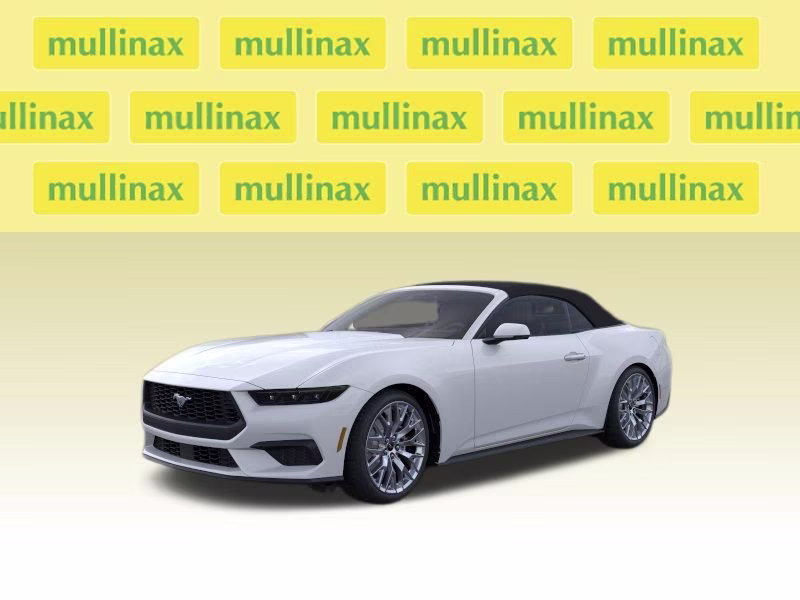 2026 Oxford White Ford Mustang EcoBoost Premium RWD Convertible