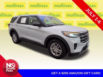 2026 Space White Metallic Ford Explorer Active RWD SUV