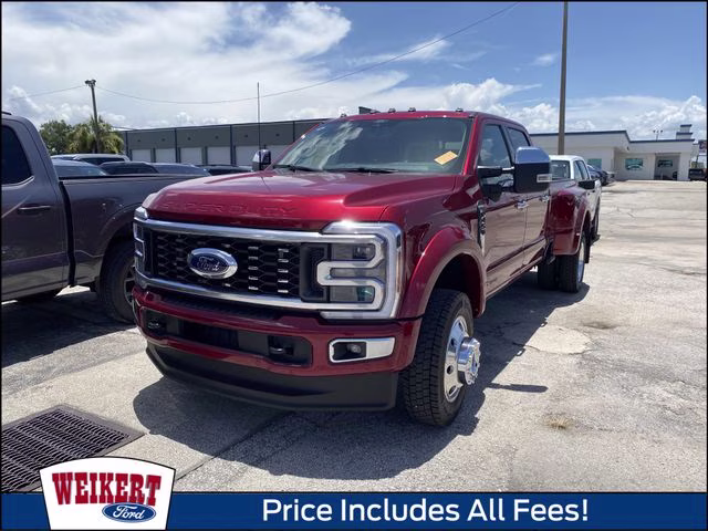 2026 Ruby Red Metallic Ford Super Duty F-450 DRW Platinum Plus 4X4 Truck