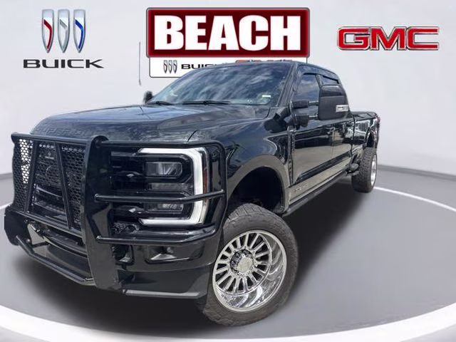 2024 Agate Black Metallic Ford Super Duty F-350 SRW Lariat 4X4 Truck