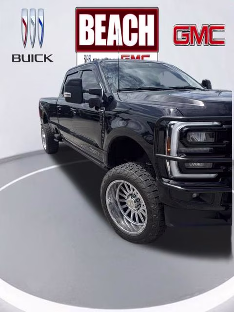 2024 Agate Black Metallic Ford Super Duty F-350 SRW Lariat 4X4 Truck