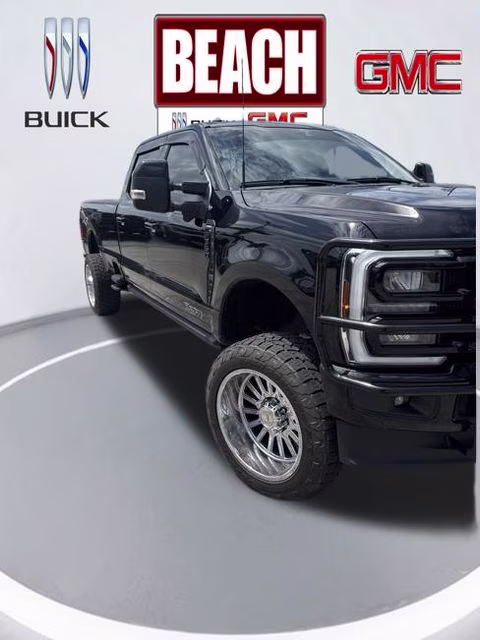 2024 Agate Black Metallic Ford Super Duty F-350 SRW Lariat 4X4 Truck