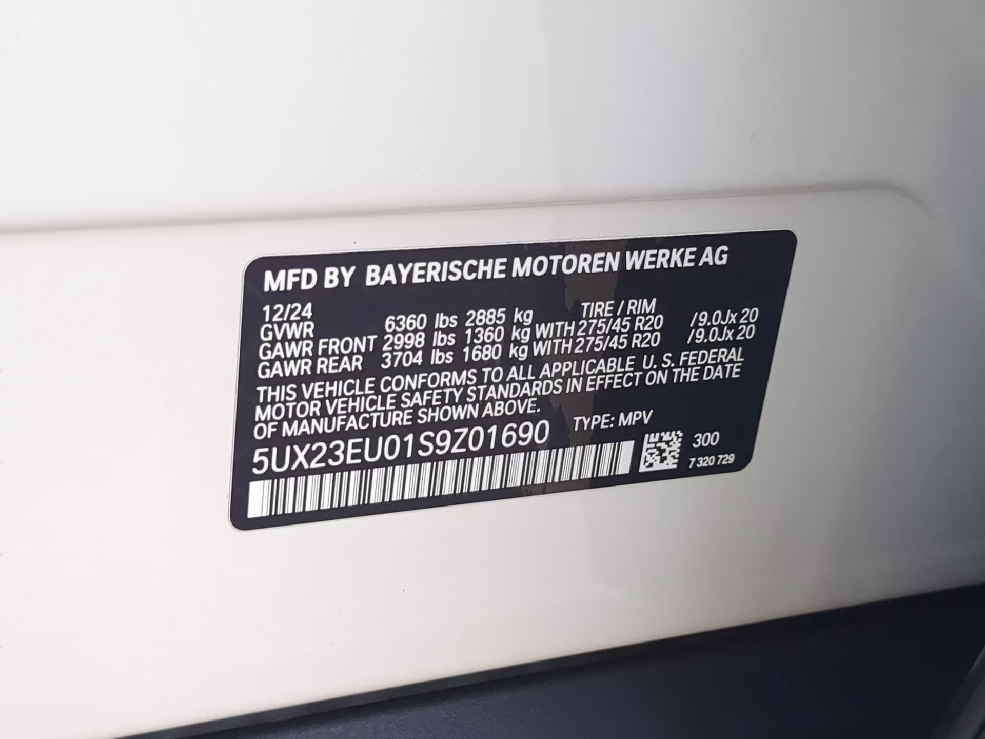 2025 Alpine White BMW X5 xDrive40i AWD SUV