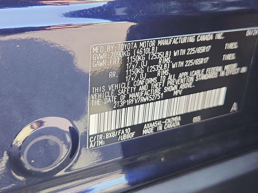 2024 Blueprint Toyota RAV4 XLE AWD SUV