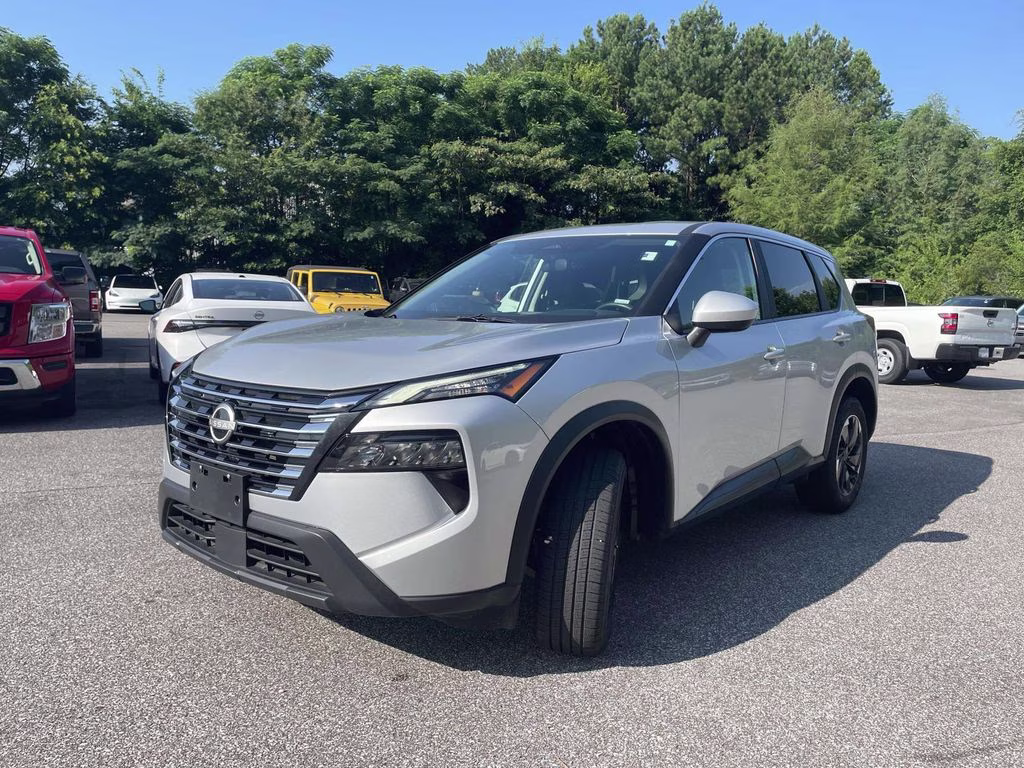 2025 Brilliant Silver Metallic Nissan Rogue SV AWD SUV