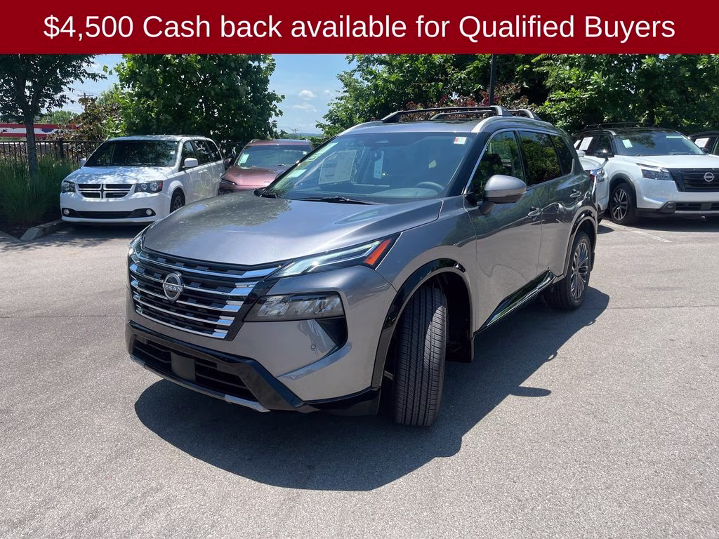 2026 Gun Metallic Nissan Rogue Platinum AWD SUV
