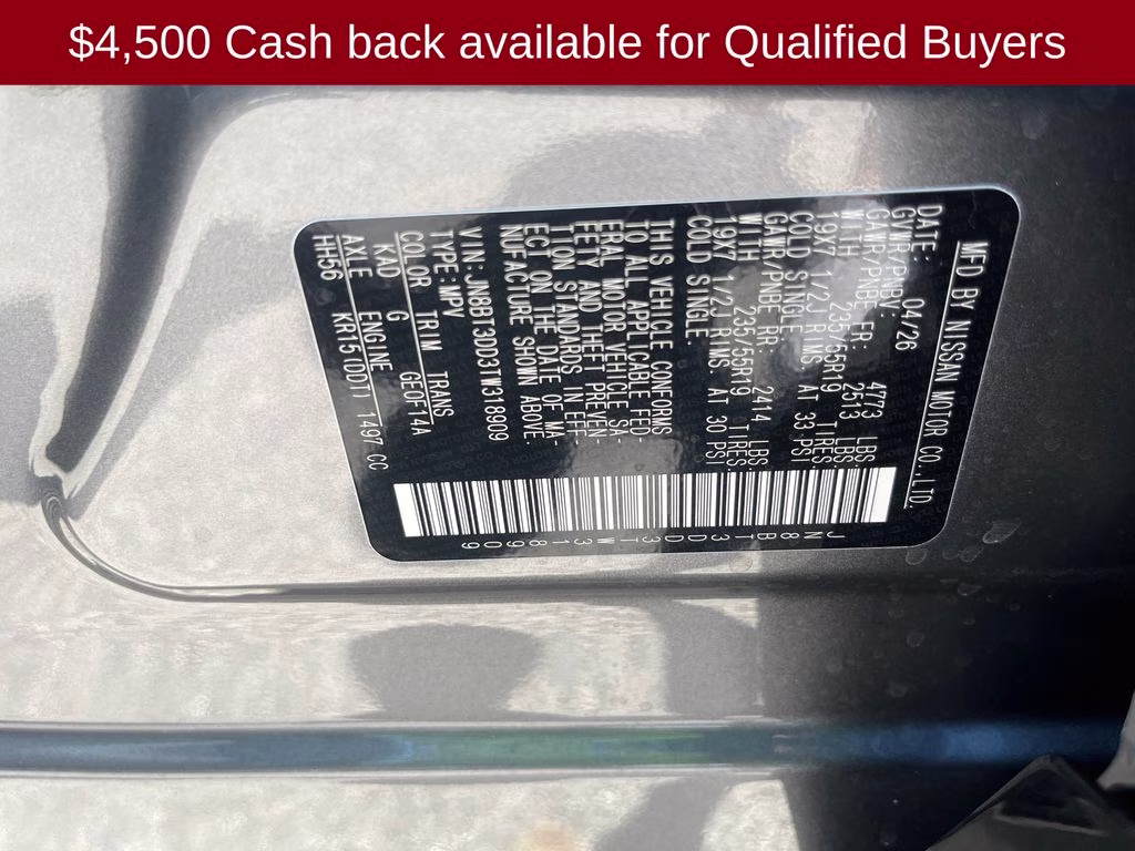 2026 Gun Metallic Nissan Rogue Platinum AWD SUV