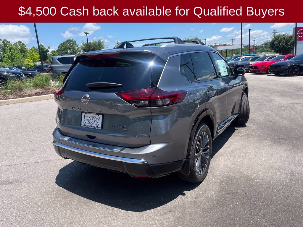 2026 Gun Metallic Nissan Rogue Platinum AWD SUV