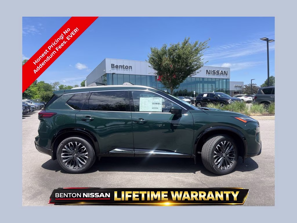 2026 Obsidian Green Nissan Rogue Platinum AWD SUV