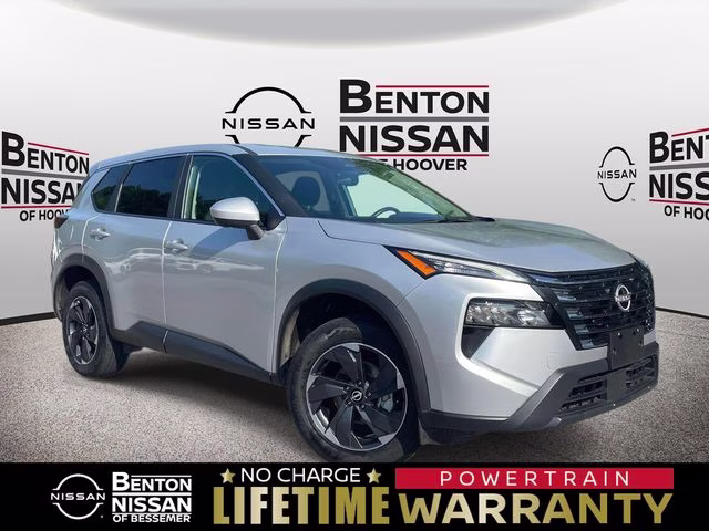 2025 Brilliant Silver Metallic Nissan Rogue SV AWD SUV