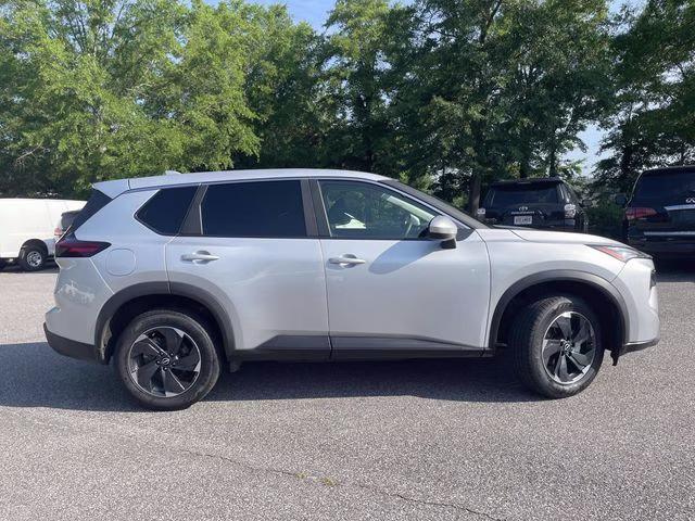 2025 Brilliant Silver Metallic Nissan Rogue SV AWD SUV