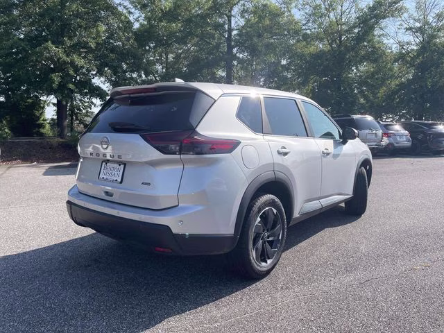 2025 Brilliant Silver Metallic Nissan Rogue SV AWD SUV