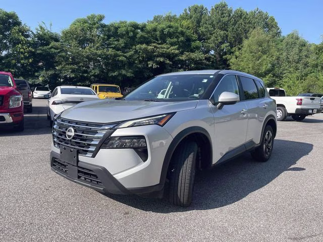 2025 Brilliant Silver Metallic Nissan Rogue SV AWD SUV