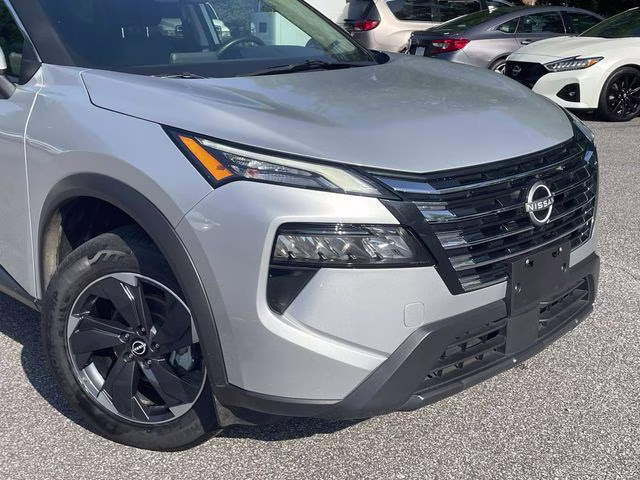 2025 Brilliant Silver Metallic Nissan Rogue SV AWD SUV